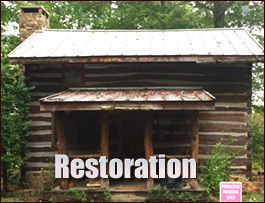 Historic Log Cabin Restoration  Banks, Alabama